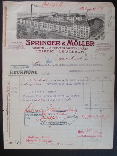 Rechnung farben - (2894), &