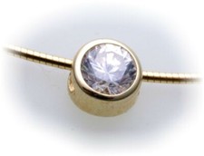 Damen collier echt - damen, gelbgold