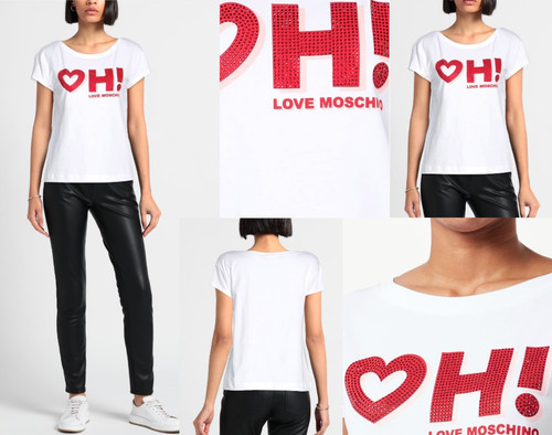 Moschino love bluse - bluse, heart