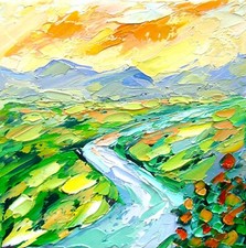 Landschaft riva berg original - riva,