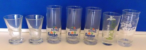 Verschiedene gläser fanta - verschiedene,