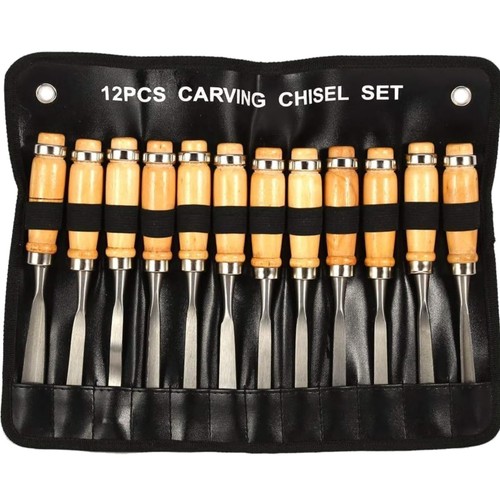 Holzschnitzmeißel set tlg - holzschnitzmeißel, 12-tlg