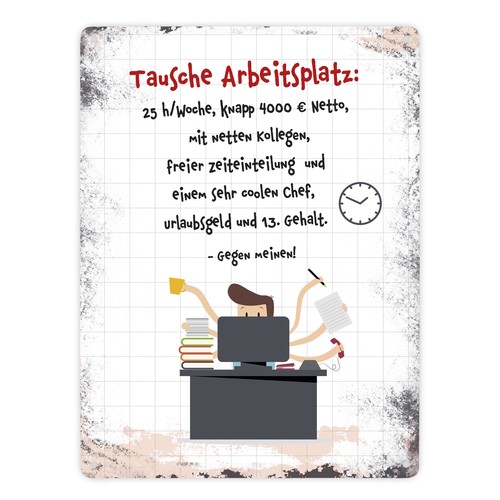 Tausche arbeitsplatz - tausche,