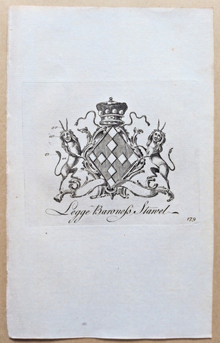 Legge baroness stawell - legge, wappen