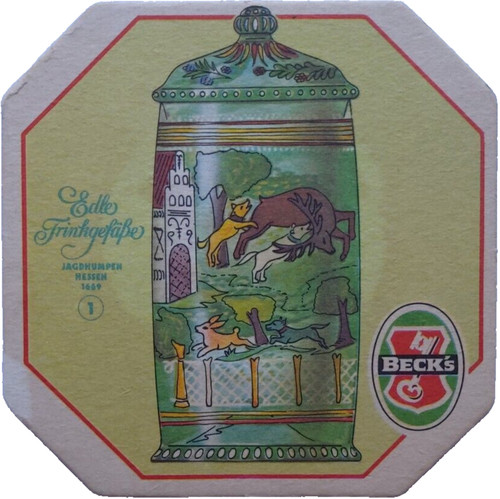 Alter bierdeckel brauerei - bierdeckel,