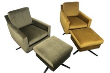 Sessel mit hocker - , |