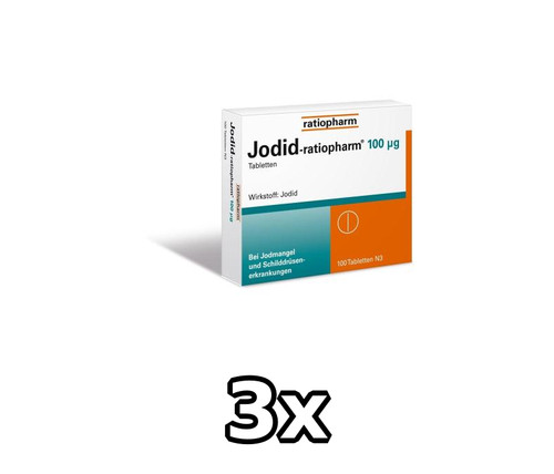 Jodid ratiopharm 100 µg - 3x, jodid-ratiopharm