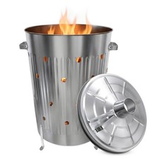 Metall verbrennungstonne l - metall, 75