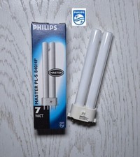 Philips Master 7W 840 Kompaktleuchtstofflampe PL-S PLS 4P Kaltweiß 2G7
