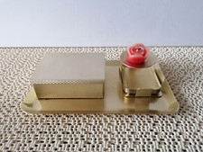 9 Teilige Raucher-Set  Garnitur  aus Messingblech Retro  50/60ziger Made in DDR