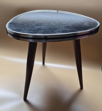 Tisch vintage 50er Beistelltisch Blumenhocker Nierentisch 27 cm