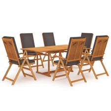 Teak Massiv Gartenmöbel Set