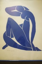 Henri Matisse Serigraph*Blauer Akt*1952 / 1990*74x60cm*ohne Rahmen VK: 7,69 €*1
