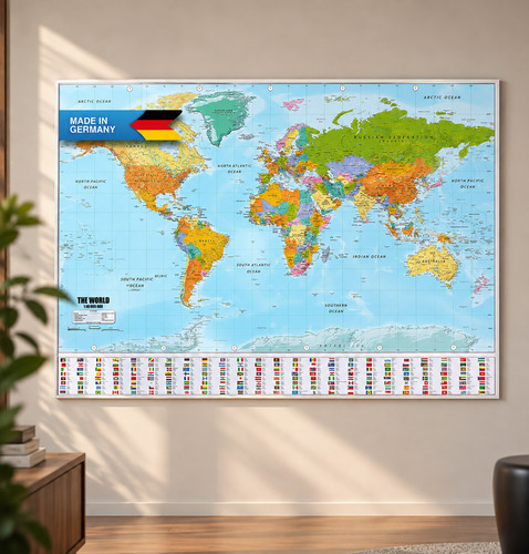 Weltkarte poster xxl - xxl, 140x100