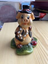 Dekoration Figur, Glücksschwein, Hufeisen