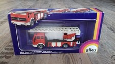 SIKU 2819 Feuerwehr Drehleiter Leiterwagen OVP sehr selten Rar 1985