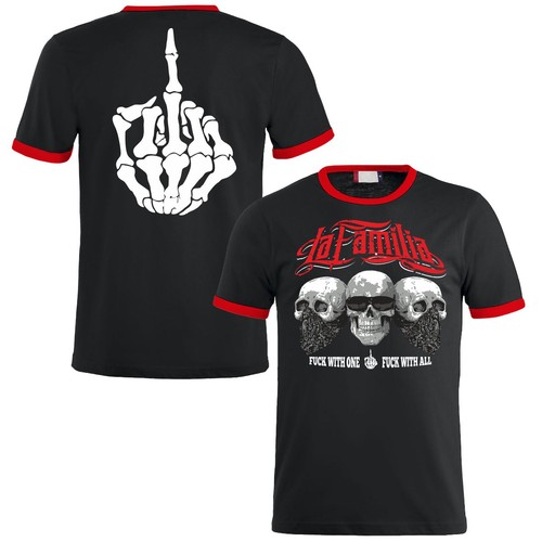 Herren tshirt familia crime - herren,