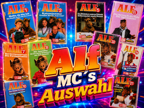 Alf hörspielkassetten - mc´s,