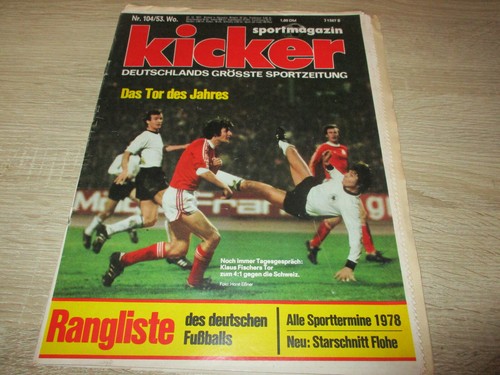 Kicker 1977 104 77 klaus - kicker, 104/77