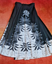 Wickelrock lang Baumwolle Java