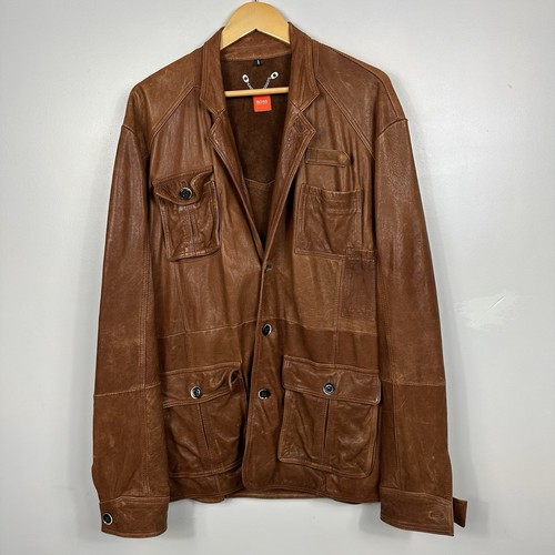Hugo boss lamm lederjacke - lamm,