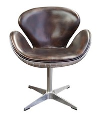 Ohrensessel Eggchair Leder