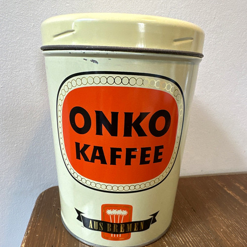 Onko kaffee werbe blechdose - onko,