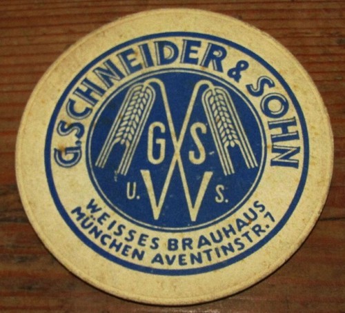 Alter bierdeckel schneider - bierdeckel, &