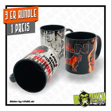 3er Set Vintage Becher LKW MAN