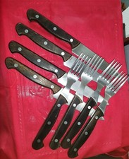 12 teiliges Steak Besteck Gastronomie Steakhaus Gartenwirtschaft Biergarten