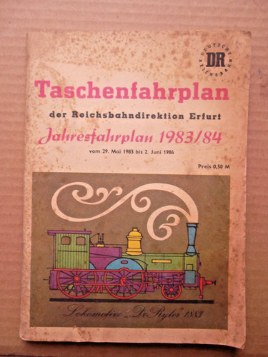 Ddr taschenfahrplan - taschenfahrplan,