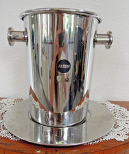 Alessi Sektkühler mit Tablett, italienisches Design
