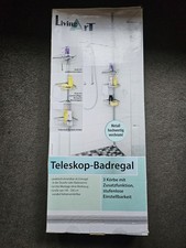 Badregal Teleskop-2,45m Vercrohmt