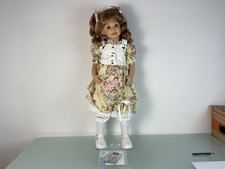 Künstlerpuppe Gerlinde Feser Vinyl Puppe 82 cm. Top Zustand