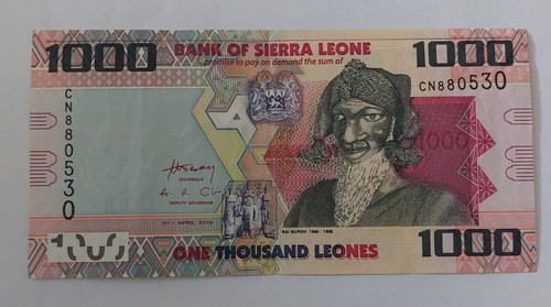 Banknoten sierra leone 1000 - banknoten,