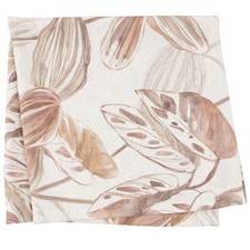 SANDER Siena Mitteldecke Tischdecke Tischwäsche Floral Herbst 90x90 burnt sienna