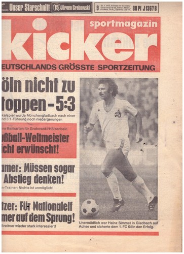 Kicker sportmagazin 9 - nr.,