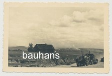 Russland Traktor Schlepper  russisches Bauernhaus 2.WK (2305x)