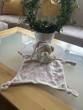 ?  Schmusetuch Kuscheltuch Bieco Supa Bär Zipfelmütze rosa creme ?  Top ? rar