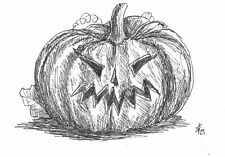 Finelinerzeichnung  "Pumpkin
