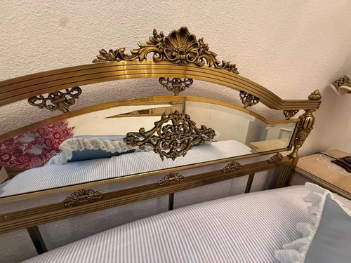 Art deco designer doppel bett - art,
