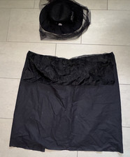 Set Hut mit Spinnen und Umhang, Halloween, Fasching, Karneval, Deko oder Kostüm