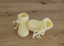 Babyschuhe,gestrickt,Handarbei