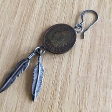 USA,  One Cent ,1901 , als Ohrring umgearbeitet, sehr selten , Unikat??