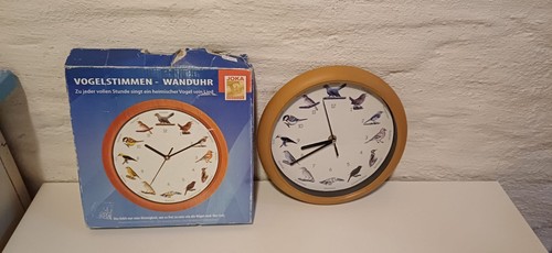 Wanduhr vogelstimmenuhr - wanduhr,
