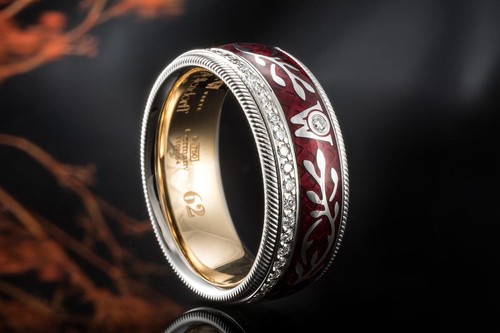 Wellendorff ring roter mohn - wellendorff,