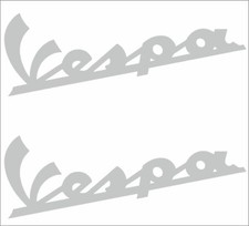 2 x Vespa Aufkleber 100 mm x 34 mm -viele Farben