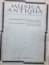 Bratschen-Konzert-F.A.Hoffmeister-Klavierauszug -Verl.:Grahl-Frankfurt/M./