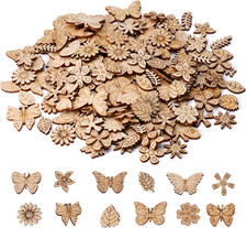 150 Stück Holzstreudeko –