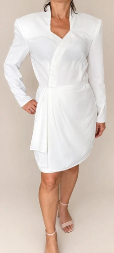 Vintage weißes kleid caron - vintage,